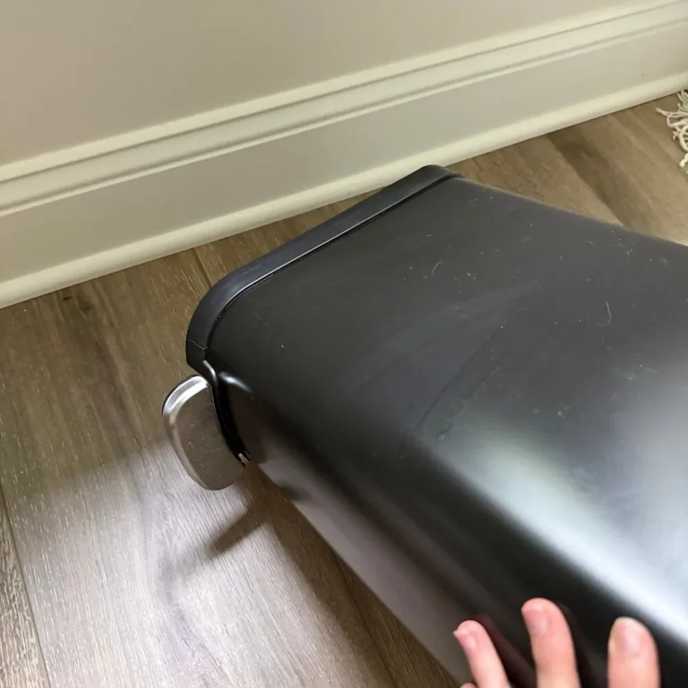 Matte Stainless Steel Pet Waste Trash Can